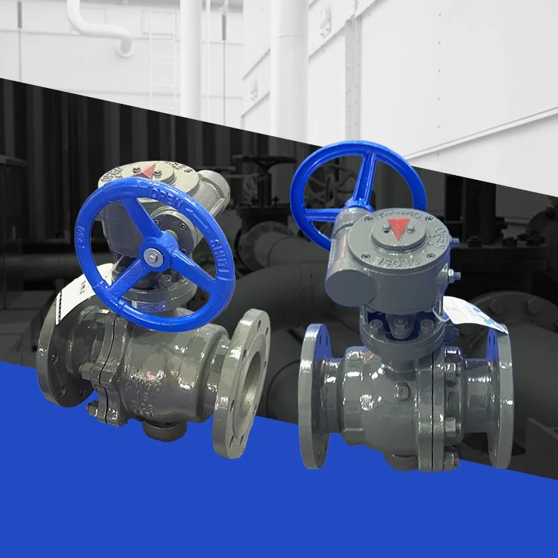 150LB Worm Gear Drive WCB Ball Valve